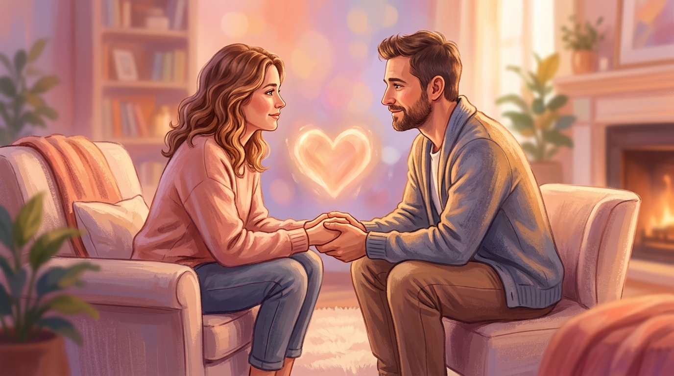AI relationship advisor helping couples navigate communication and conflict